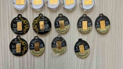 Bolu’nun Gerede ilçesinde kuyumculara 28 adet sahte altın satmaya çalıştıkları