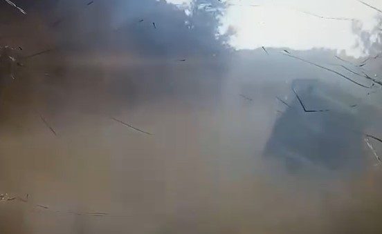 Aydın’ın Çine ilçesindeki orman yangını bölgesinde kontrolden çıkan bir cip