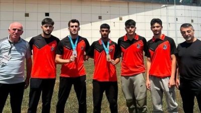 Darıca Belediyesi Eğitim Spor Kulübü sporcuları, Samsun’da gerçekleştirilen U-21 Türkiye