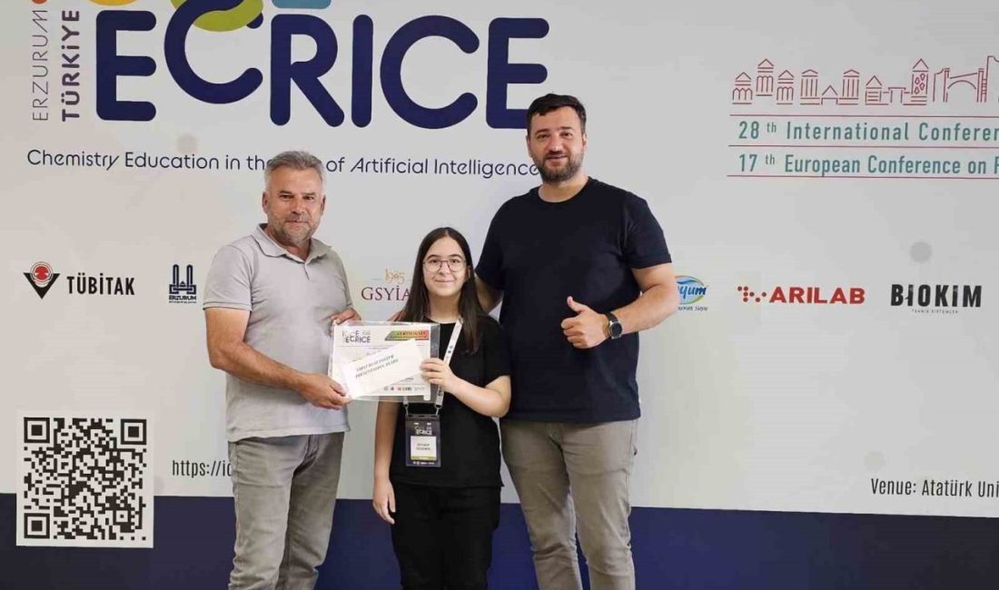 Erzurum, uluslararası bilim camiasında gurur verici bir başarıya daha imza