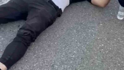 Iğdır’dan Doğubeyazıt istikametine seyir halindeki motosikletin bariyerlere çarptığı kazada 2