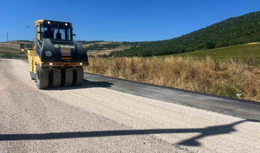 Bursa Büyükşehir Belediyesi, 17 ilçede yol yenileme çalışmaları çerçevesinde Karacabey