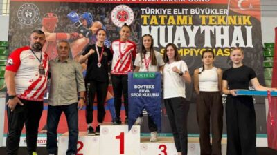 Kocaeli’nin Darıca ilçesinde düzenlenen Türkiye Elite Büyükler Tatami Teknik Muaythai