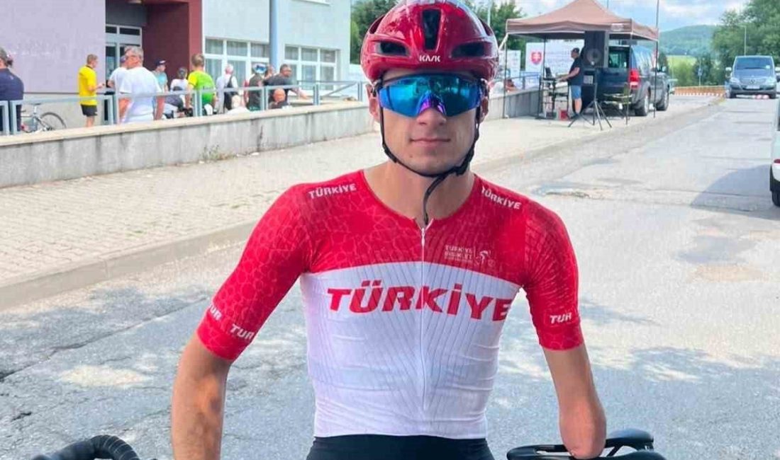 Denizlili Milli Para-Bisiklet sporcusu Mehmet Keskin, Slovakya’nın Pchov kentinde düzenlenen