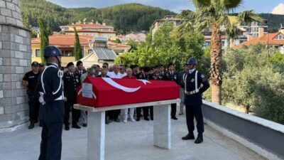 Muğla’nın Menteşe ilçesinde hayatını kaybeden 61 yaşındaki emekli astsubay gazisi