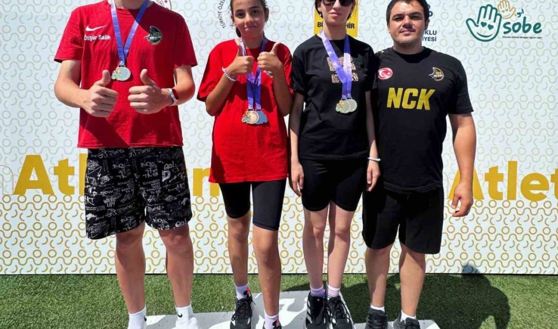 Osmaniyeli özel sporcular, Konya’da düzenlenen Özel Sporcular Atletizm Türkiye Şampiyonası’nda