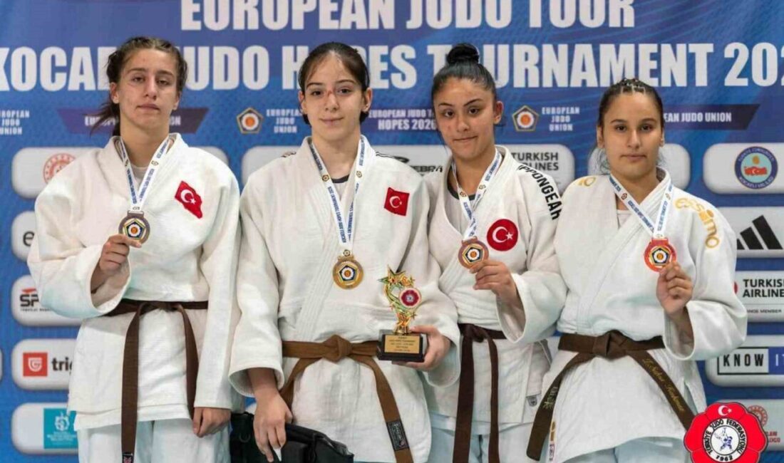 Kocaeli’de düzenlenen U14 European Judo Tour-European Hopes Tournament 2026’da mücadele