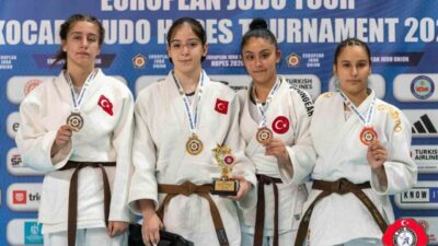 Kocaeli’de düzenlenen U14 European Judo Tour-European Hopes Tournament 2026’da mücadele