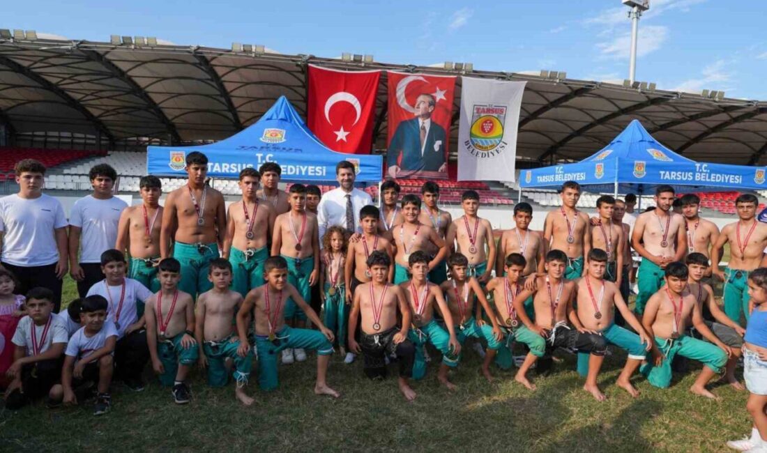 Mersin’in Tarsus Belediyesi bünyesindeki Gelecek Spor Kulübü’nün yaz kursları düzenlenen