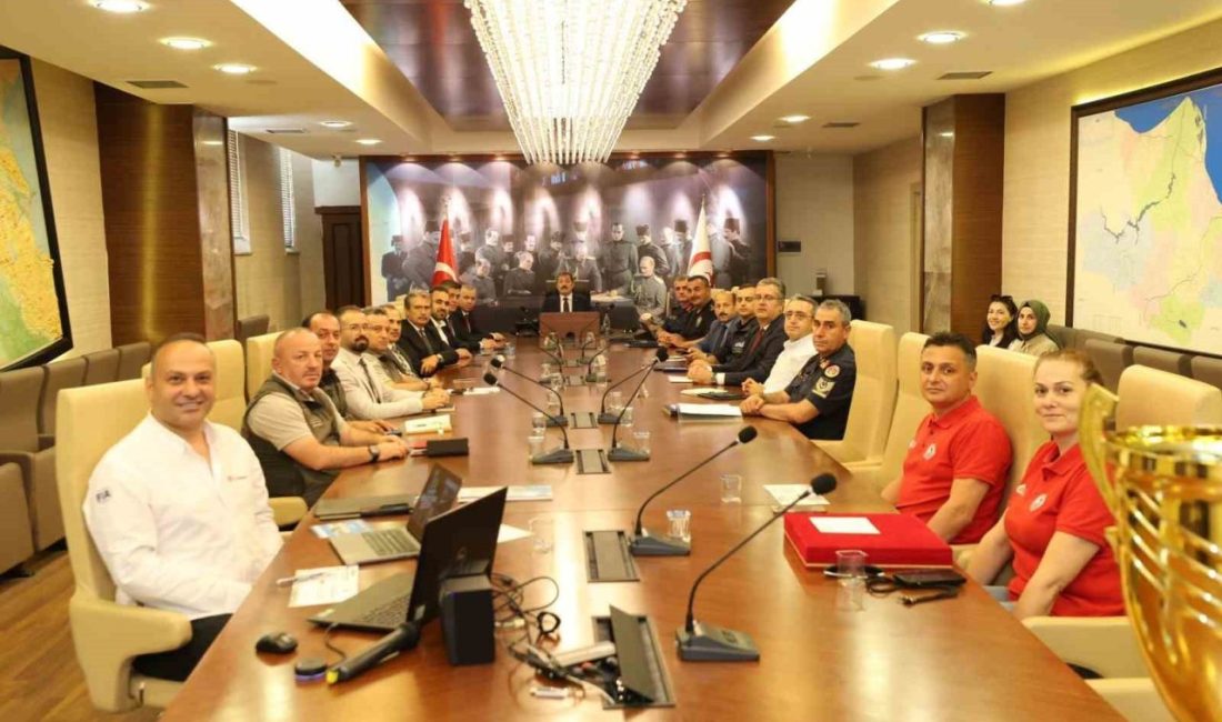 16. Samsun Vezirköprü Yarışı öncesi güvenlik ve koordinasyon toplantısı gerçekleştirildi.