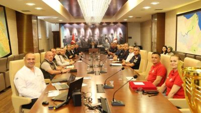 16. Samsun Vezirköprü Yarışı öncesi güvenlik ve koordinasyon toplantısı gerçekleştirildi.