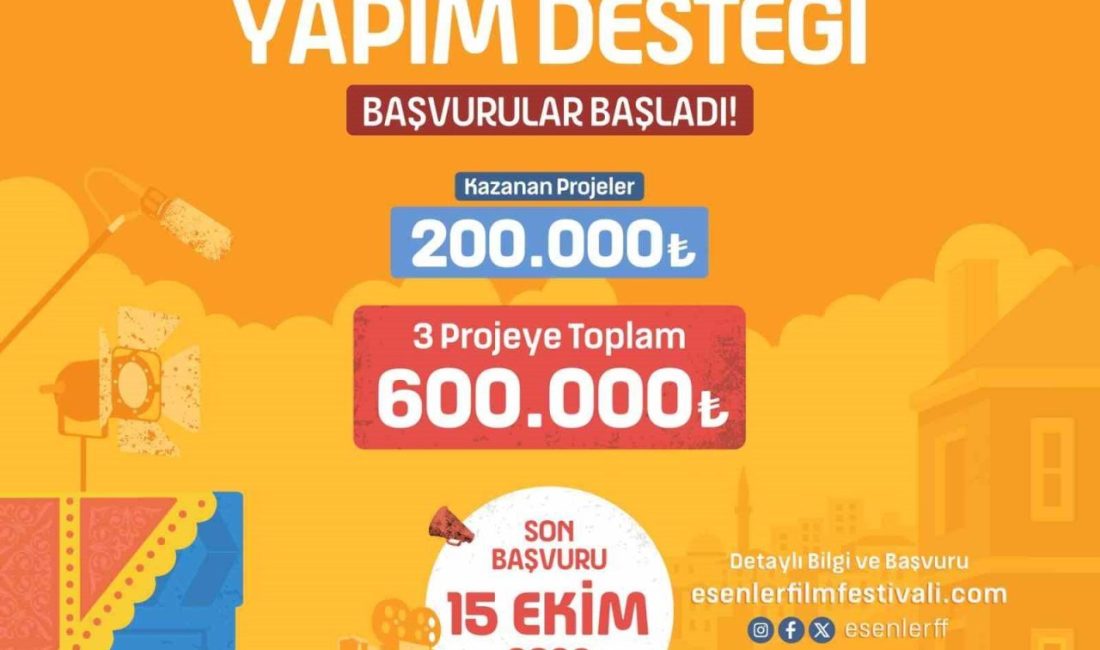 Esenler Film Festivali’nin 7’ncisi kapsamında ulusal kısa film sektörünü desteklemek