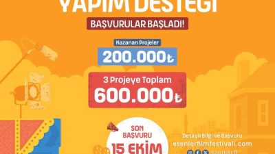 Esenler Film Festivali’nin 7’ncisi kapsamında ulusal kısa film sektörünü desteklemek