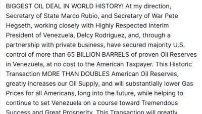 ABD Başkanı Donald Trump, ülkesinin Venezuela ile “dünya tarihinin en
