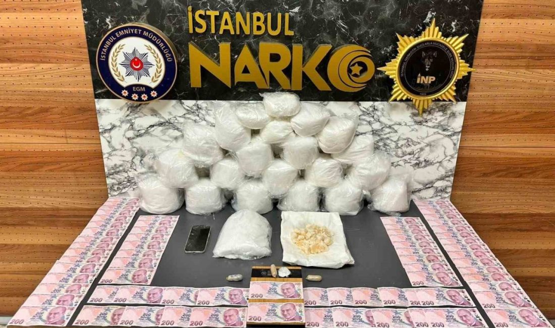 İstanbul’un Avcılar ilçesinde bir eve düzenlenen operasyonda, 20 kilo 525