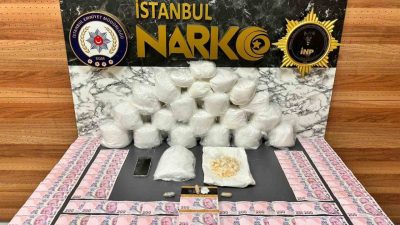 İstanbul’un Avcılar ilçesinde bir eve düzenlenen operasyonda, 20 kilo 525
