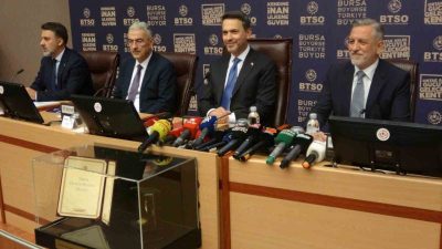 Enerji ve Tabii Kaynaklar Bakanı Alparslan Bayraktar, Bursa’da iş dünyası
