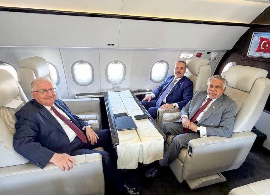 Dışişleri Bakanı Hakan Fidan, Milli Savunma Bakanı Yaşar Güler ve