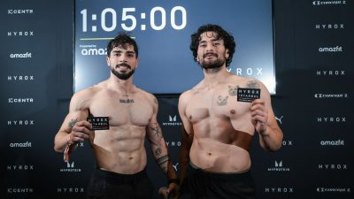 Elnur Orujov ve Yasin Avcı, İstanbul’da düzenlenen HYROX Uluslararası Spor
