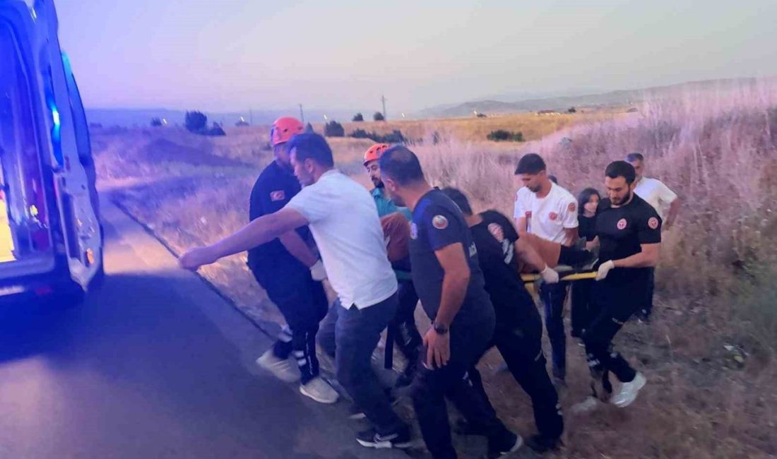 Bingöl’de sürücüsünün direksiyon hakimiyetini kaybettiği otomobilin yoldan çıkması sonucu 2