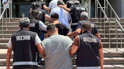 Muğla’nın Bodrum ilçesinde polis ekiplerince düzenlenen suç örgütü operasyonunda 5