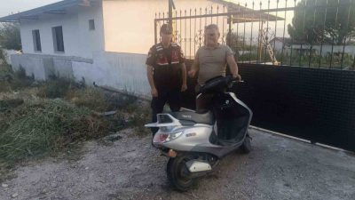 Aydın’ın Çine ilçesinde çalınan motosiklet JASAT ekiplerinin çalışması sonucunda bulunarak