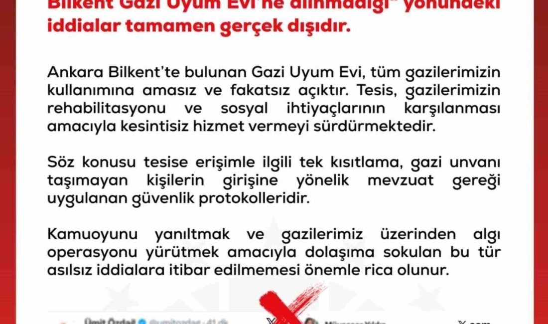 Dezenformasyonla Mücadele Merkezi (DMM), bazı sosyal medya mecralarında yer alan