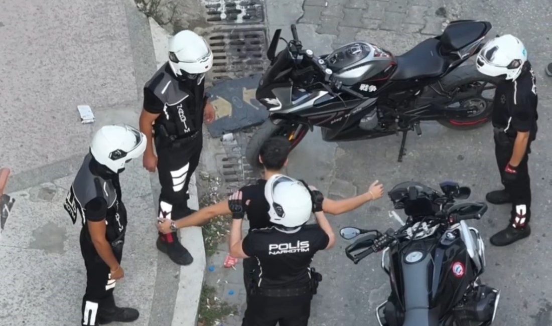 Edirne’de motorlu narkotik polisleri, uyuşturucu madde ticareti ve kullanımının önlenmesine