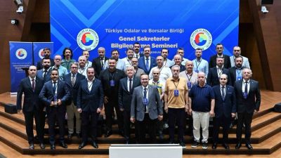 Türkiye Odalar ve Borsalar Birliği (TOBB) tarafından Ankara’da düzenlenen Genel