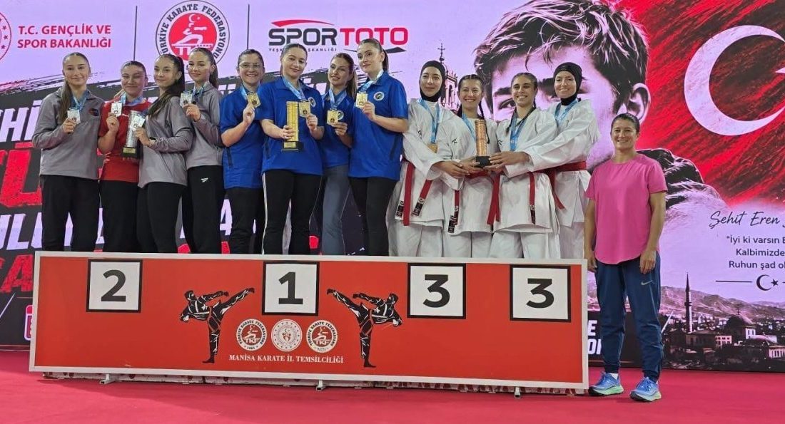 Manisa’da düzenlenen Şehit Eren Bülbül Türkiye Kulüplerarası Büyükler Takım Karate