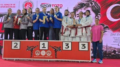 Manisa’da düzenlenen Şehit Eren Bülbül Türkiye Kulüplerarası Büyükler Takım Karate