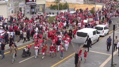 Gaziantep’te Şehitkamil Belediyesi tarafından 30 Ağustos Zafer Bayramı nedeniyle Zafer