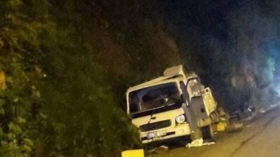 Giresun’un Keşap ilçesinde kamyonetin kontrolden çıkarak kaza yapması sonucu 1