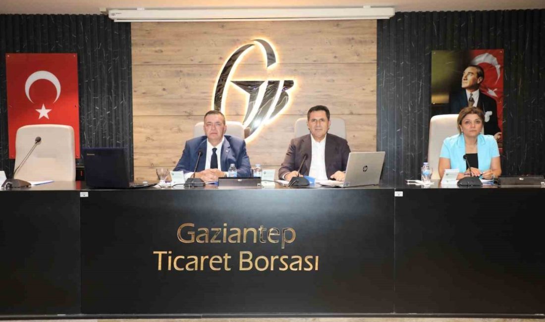 Gaziantep Ticaret Borsası (GTB) Ağustos Ayı Olağan Meclis Toplantısı, GTB
