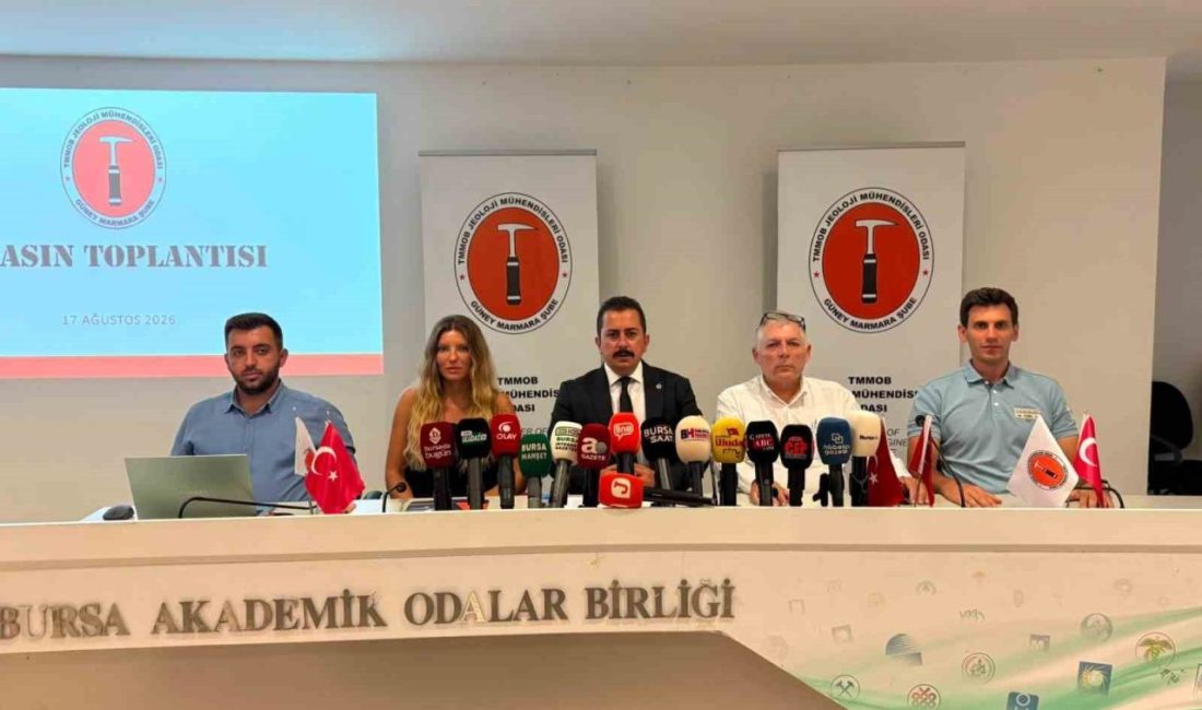 TMMOB Jeoloji Mühendisleri Odası Güney Marmara Şube Başkanı Mehmet Yıldız,