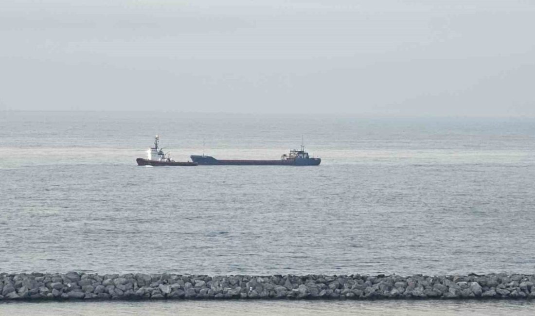Karadeniz’de ticari gemilerine yönelik saldırılarda isabet alan bir kargo gemisi,