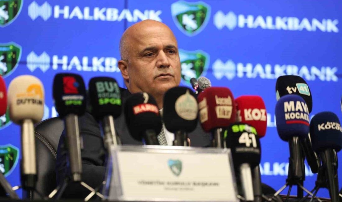 Kocaelispor Kulübü Başkanı Recep Durul, kulübün mali yapılandırma ve lisans