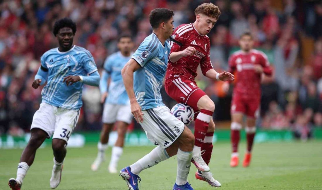 Fenerbahçe’nin UEFA Şampiyonlar Ligi’ndeki rakiplerinden Liverpool, sahasında Nottingham Forest’la 2-2