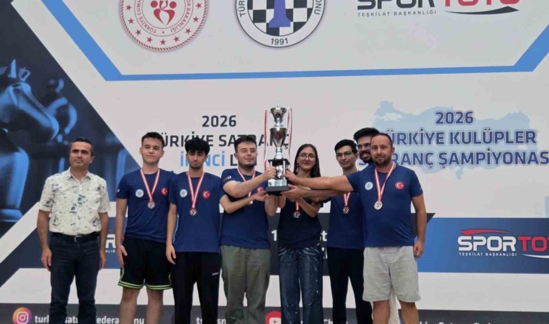 Denizli’de düzenlenen 2026 Türkiye Satranç Ligi’nde mücadele eden Muğla Büyükşehir