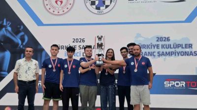 Denizli’de düzenlenen 2026 Türkiye Satranç Ligi’nde mücadele eden Muğla Büyükşehir