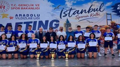 İstanbul’un Şile ilçesinde düzenlenen Anadolu Yıldızlar Ligi (ANALİG) Rafting Türkiye