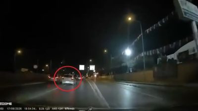 Bursa’da 17 yaşında direksiyon başına geçip makas atan ve kontrolden