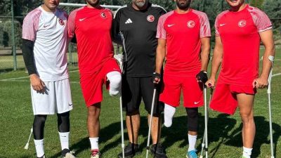 Şahinbey Belediye Spor Kulübü’nün 4 sporcusu ve 1 antrenörü, Ampute