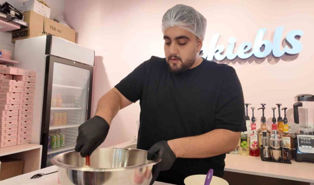 Konya’da sevdiği kızla evlenebilmek için çocukluk hayali olan tatlıcılığı meslek