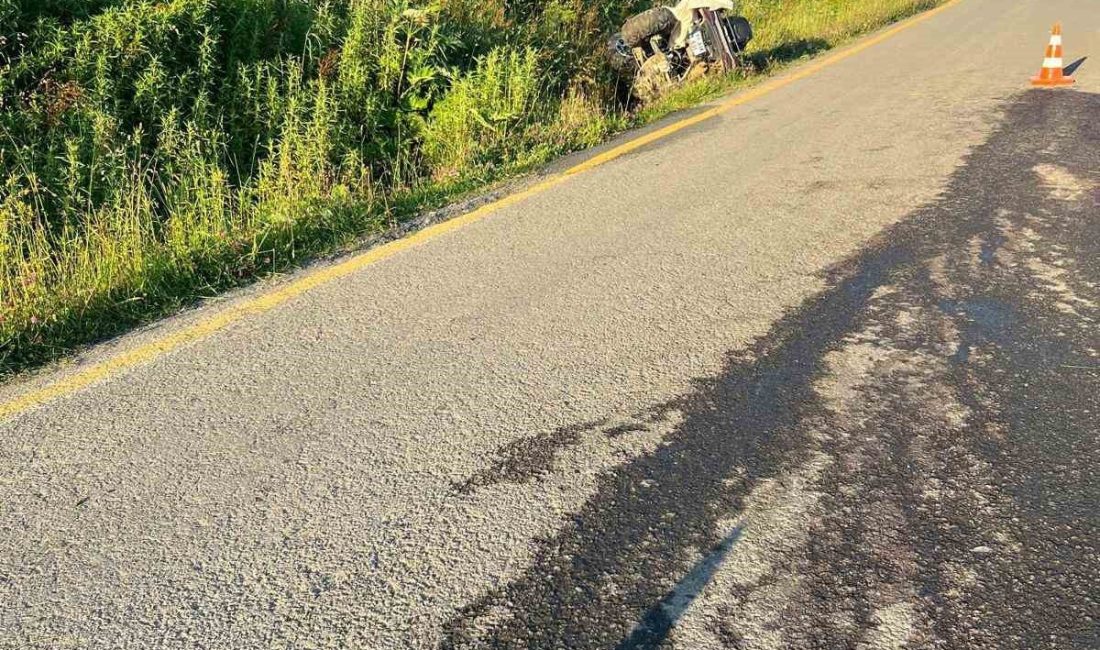Trabzon’un Şalpazarı ilçesi Sis Dağı Yaylası’nda meydana gelen ATV kazasında