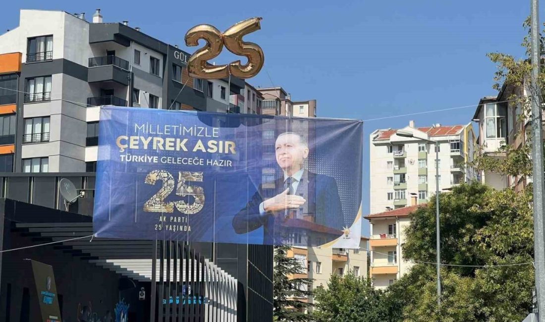 AK Parti’nin kuruluşunun 25. Yıldönümü Talas’ta coşkuyla kutlandı. Genel Merkez