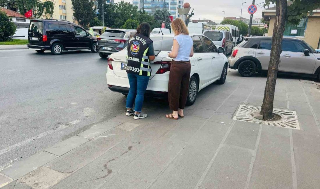 İstanbul Esenyurt’ta trafikte sorun yaşadığı sürücüye yol vermeyerek önüne geçen