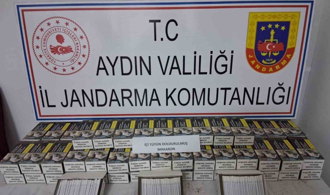 Selahatin Tüneli’nde 20 bin adet kaçak makaron ele geçirildi. Aydın
