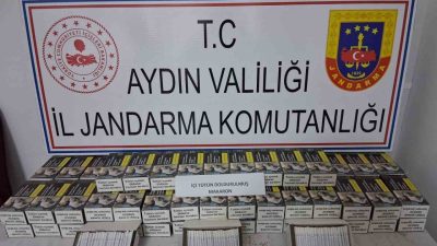 Selahatin Tüneli’nde 20 bin adet kaçak makaron ele geçirildi. Aydın