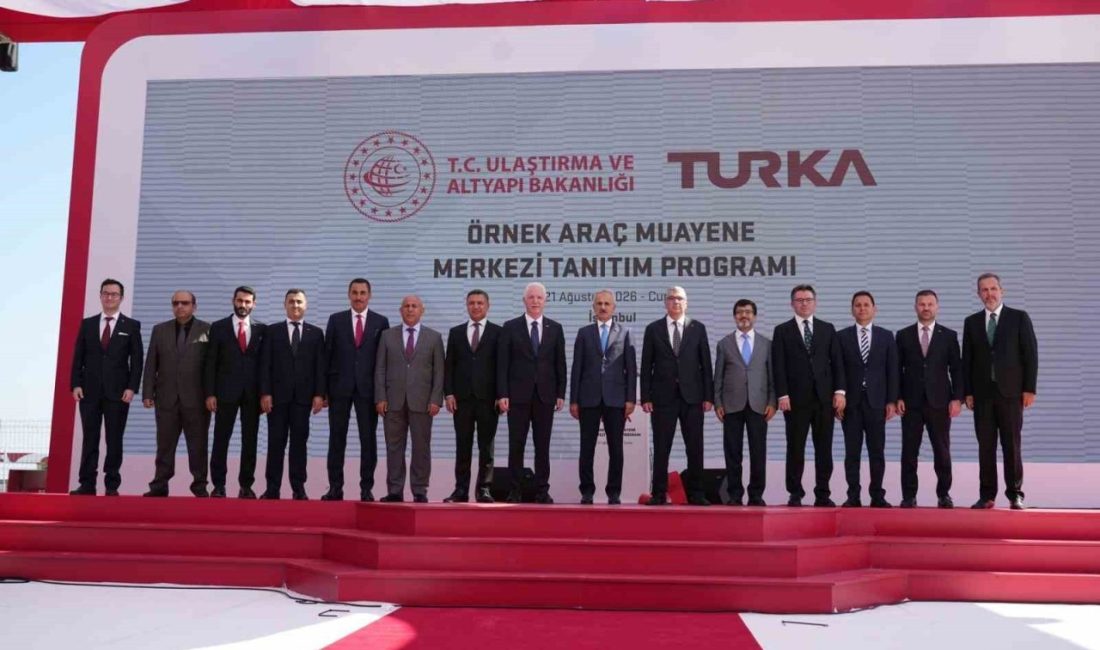 TURKA, yeni nesil araç muayene merkezi açılışında konuşan Ulaştırma ve